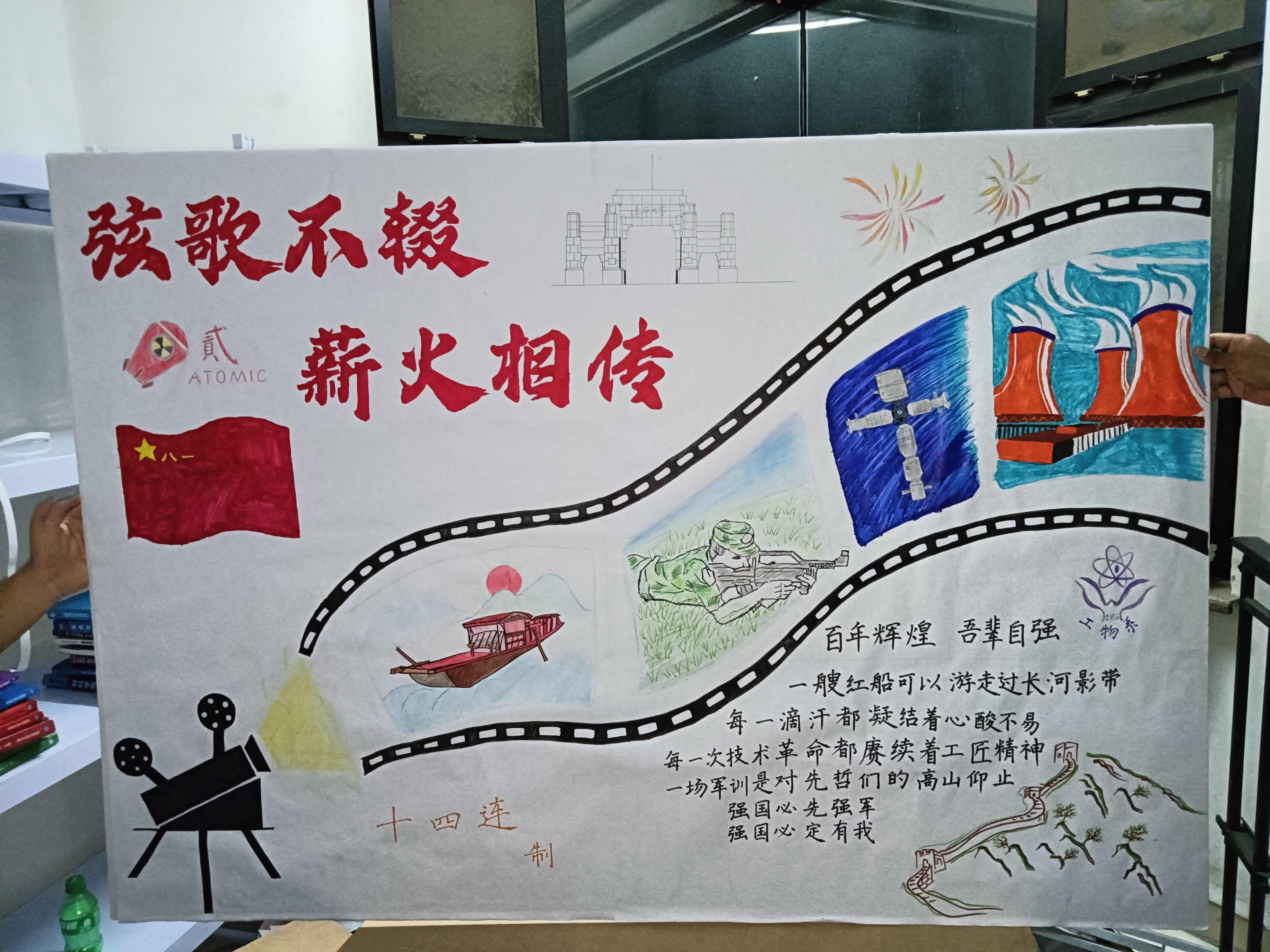 军训板报